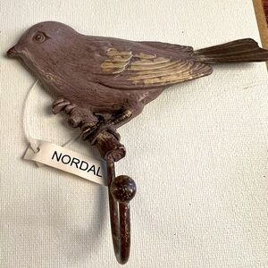 Nordal bird coat hook.